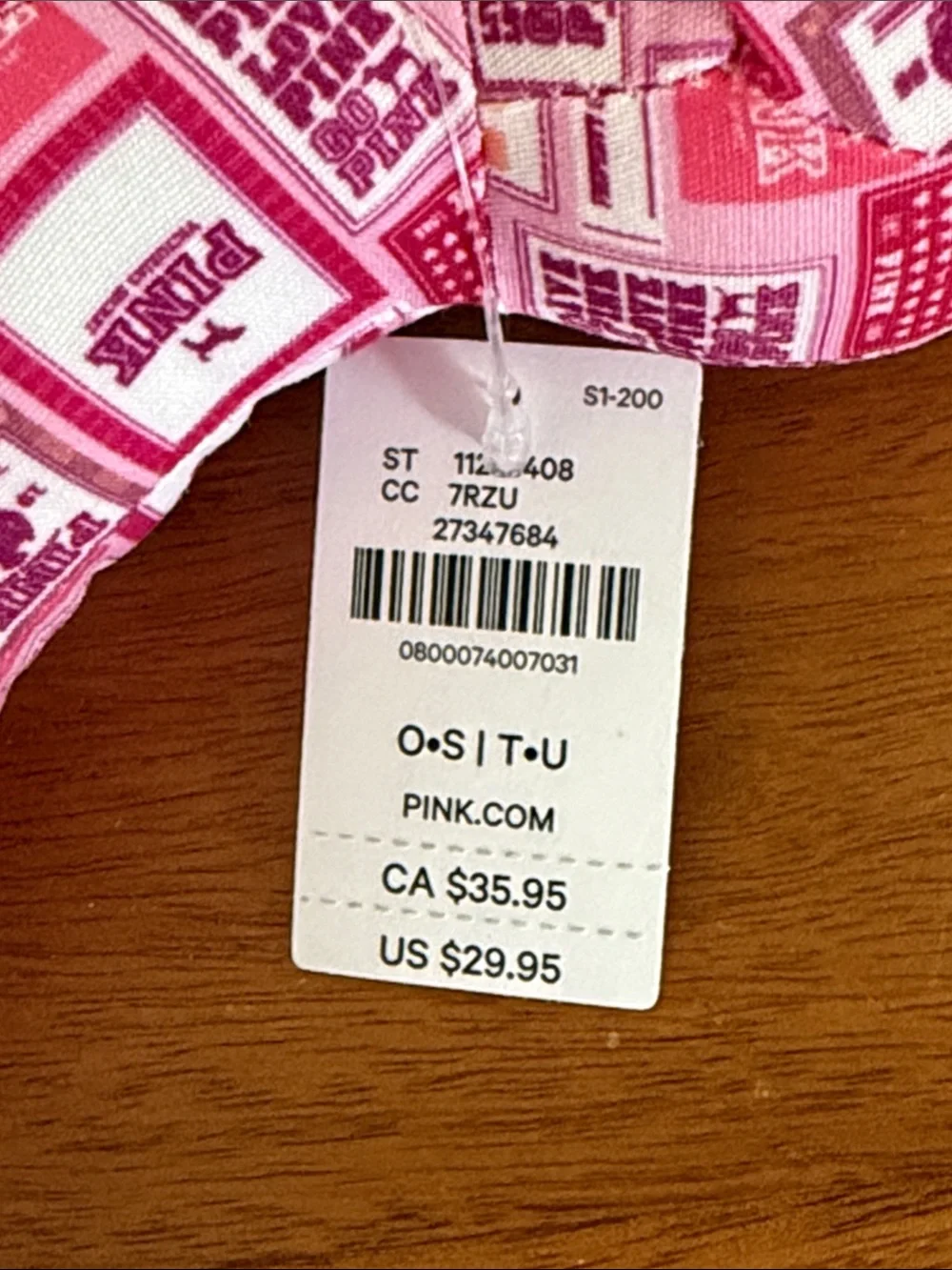 PINK Victorias Secret new tags